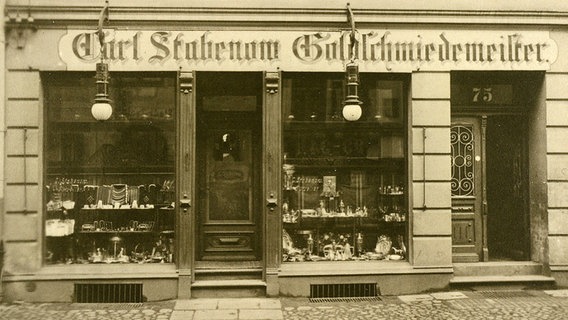 Geschäftshaus in der Heiliggeiststraße in Stralsund  