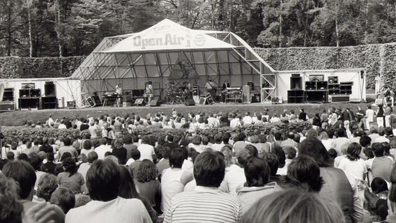 Die Stadtparkbühne ca. 1980 © Dieter Lüttgen Foto: Dieter Lüttgen