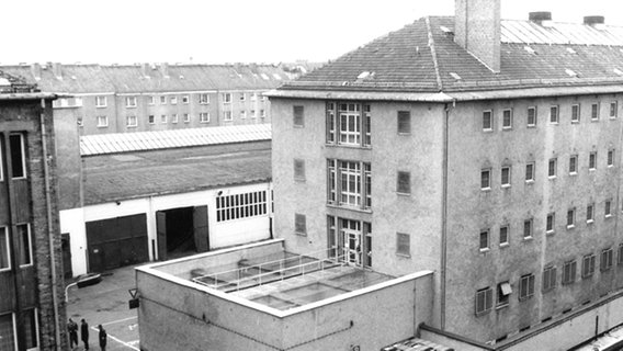 Stasi-Zentrale in Rostock 1989.  Foto: Bernd Zittlau