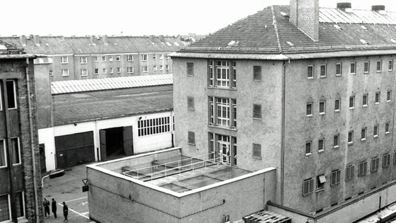 Stasi-Zentrale in Rostock 1989.  Foto: Bernd Zittlau