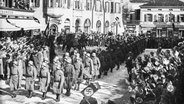 Einmarsch der Deutschen Wehrmacht Österreich am 12. März 1938. © picture alliance/KEYSTONE | STR 