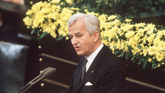 Richard von Weizsäcker am 8. Mai 1985 © dpa - Bildarchiv 