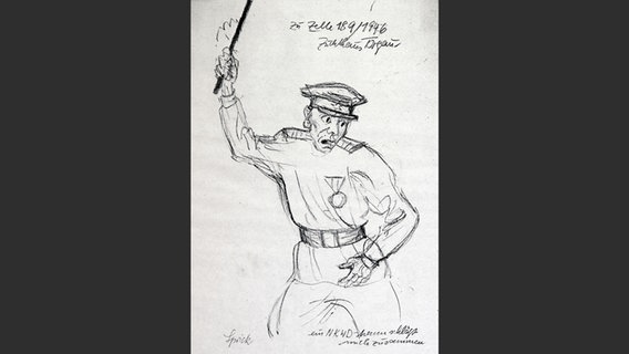 "NKWD-Mann" von Wilhelm Sprick © Bundesstiftung zur Aufarbeitung der SED-Diktatur 
