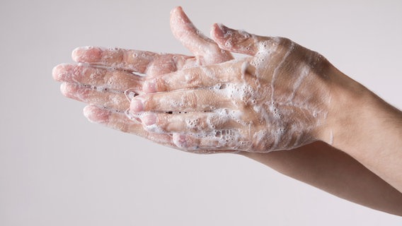 Zwei Hände mit Seife.  © fotolia.com Photo: staras