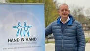 Ralf Slüter, Geschäftsführer des Kinderschutzbundes Hamburg ist Partner der NDR Aktion "Hand in Hand für Norddeutschland" 2021 für Kinder in der Corona-Krise © NDR Foto: Alexander Heinz