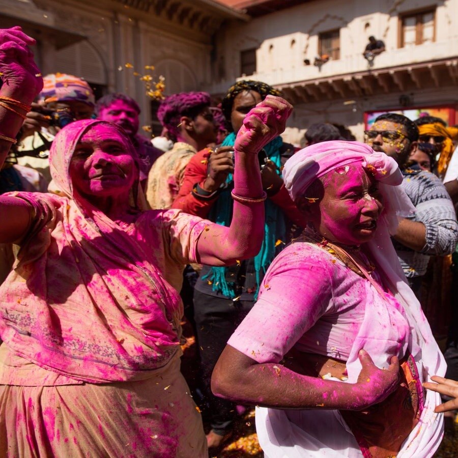 Holi-Fest in Indien © picture alliance 