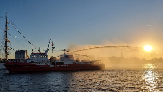 Auch die Sonne hat eine kleine Abkühlung bekommen. © NDR Foto: Susann Szymanski aus Rostock