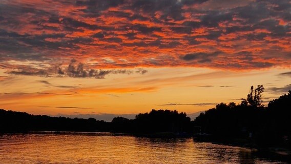 Abendstimmung am Tollensesee in Neubrandenburg © NDR Foto: Iris Krauß aus Gültz