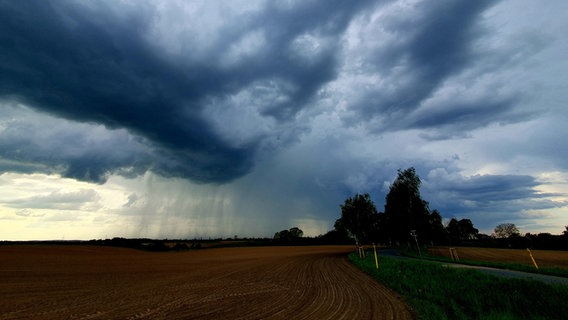 Gewitterwolken über Rostock © NDR Foto: Kay Nerge-Hennighausen  aus Kösterbeck