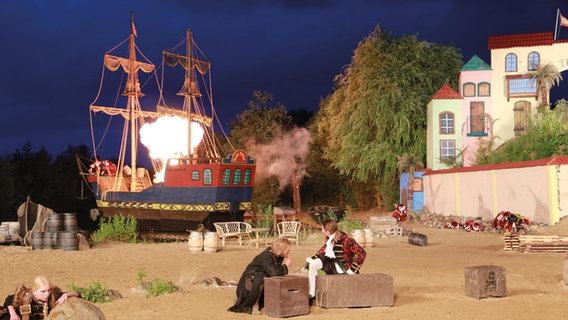 Szene aus einen Stück des Piraten Action Open Air Theaters © Piraten Action Open Air Theater Foto: Jan-Peter Prüßen