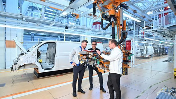 Der VW-Nutzfahrzeuge-Produktionsstandort Hannover ist modernisiert worden. © VW Nutzfahrzeuge Foto: VW Nutzfahrzeuge