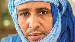 Mohamedou Slahi auf der Baustelle seines neuen Hauses in Nouakchott © Jörg Gruber Foto: Jörg Gruber