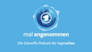 Das Logo des Tagesschau-Podcasts "mal angenommen". © NDR 