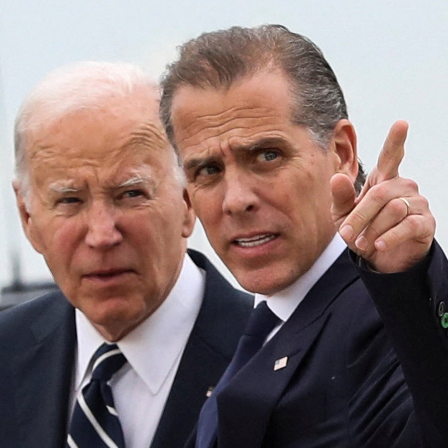 US-Präsident Joe Biden mit seinem Sohn Hunter Biden © REUTERS Foto: Anna Rose Layden