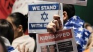 Juden in Atlanta demonstrieren für die Freilassung der israelischen Geiseln © ddp/ZUMA Foto: John Arthur Brown