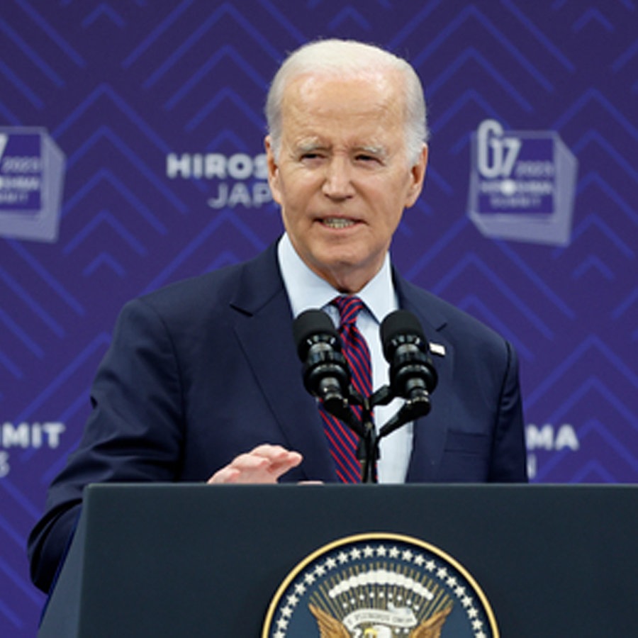 US Präsident Joe Biden auf dem G7 Gipfel in Japan / Hiroshima am 2.05.2023 © ddp/ZUMA Foto: POOL