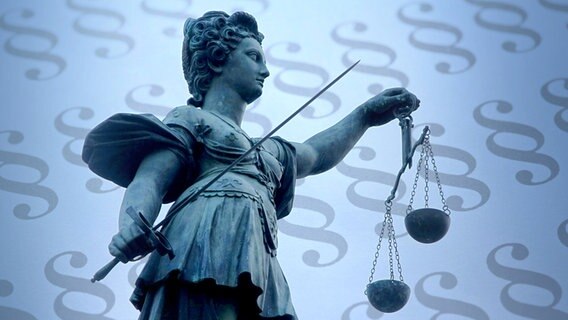Justitia vor Paragraphen. © imago Foto: Ralph Peters, imago/CTK Photo