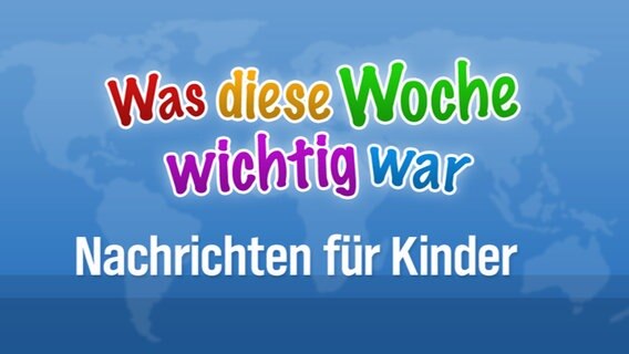 Titelbild für die Kindernachrichten in Gebärdensprache © NDR 