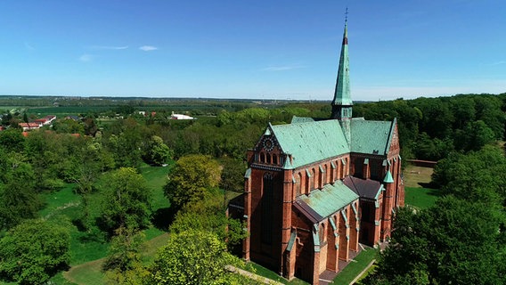 Das Kloster Bad Doberan aus der Luft aufgenommen. © Kirche im NDR Foto: Christine Raczka
