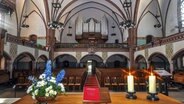 Innenaufnahme der Heilig-Geist-Kirche in Rostock © Guenther Rausch Foto: Guenther Rausch