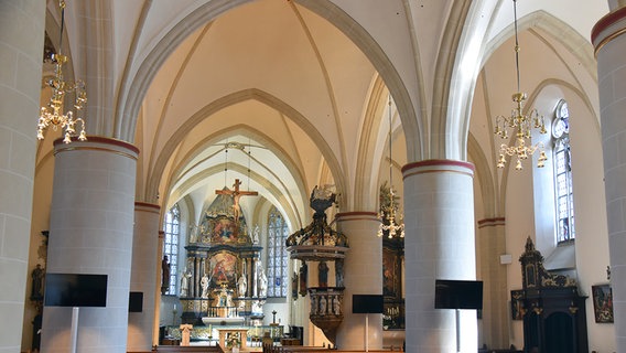 Blick auf den Altar in der Kirche St. Gorg in Vechta © Bischöflich Münstersches Offizialat 
