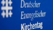 Das Logo des Deutschen Evangelischen Kirchentags © dpa Foto: Daniel Karmann