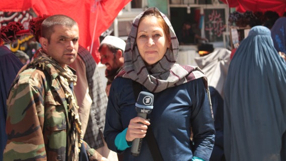 Silke Diettrich in Kabul. © NDR 