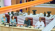 Außenministerin Annalena Baerbock in Nigeria © picture alliance Foto: Annette Riedl