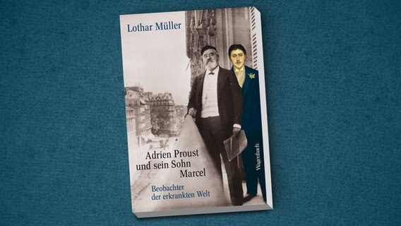 Lothar Müller: "Adrien Proust und sein Sohn Marcel" (Cover) © Wagenbach 