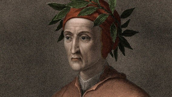Alighieri Dante, italienischer Dichter (1265-1321) © Costa/Leemage 