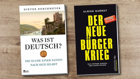 Buchcover (Montage): Ulrike Guérot - Der neue Bürgerkrieg/Georg Seeßlen - Trump: Populismus als Politik © Ullstein Verlag/Bertz + Fischer 