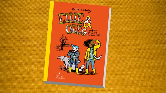 Buch-Cover: Ellie & Oleg - außer uns ist keiner hier © Klett Kinderbuch Verlag 