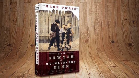 Buchcover: Mark Twain - Die Abenteuer des Huckleberry Finn © Anaconda Verlag 