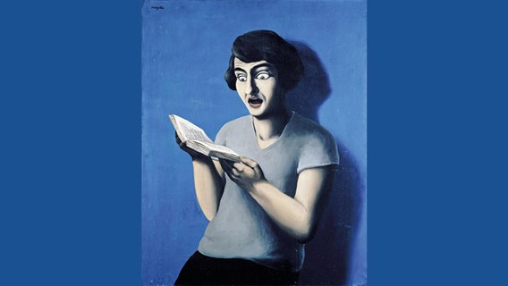 René Magritte: Die überwältigte Leserin © Prestel Verlag 