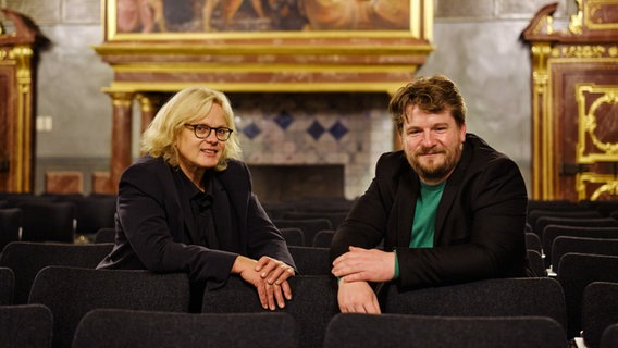 Karen Duve und Christoph Solloch © Heinekomm Foto: Moritz Münch