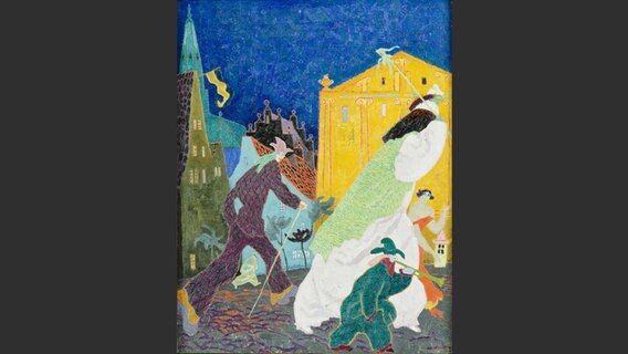 Bild aus dem Buch: "Lyonel Feininger - Retrospektive" © bpk / Nationalgalerie, SMB / Jörg P. Anders / VG Bild-Kunst, Bonn 2023 