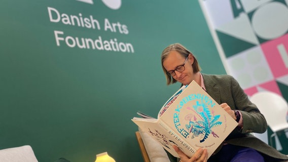 Der Stand der Danish Arts Foundation auf der Frankfurter Buchmesse 2023 © NDR.de / Christina Grob Foto: Christina Grob