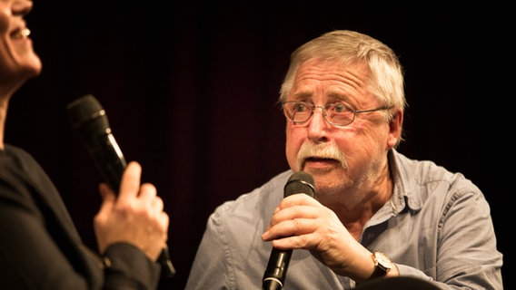 Wolf Biermann im Interview.  Foto: Stefan Albrecht