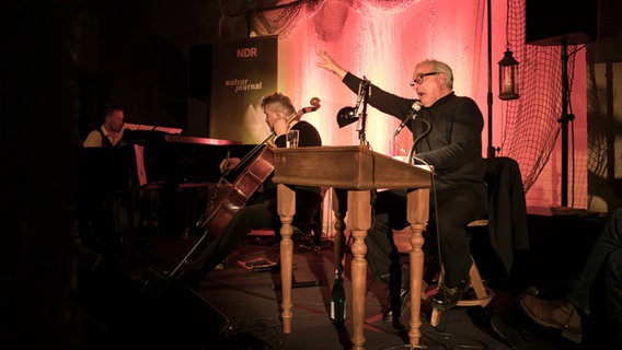 Stefan Gwildis am Klavier  Foto: Stefan Albrecht