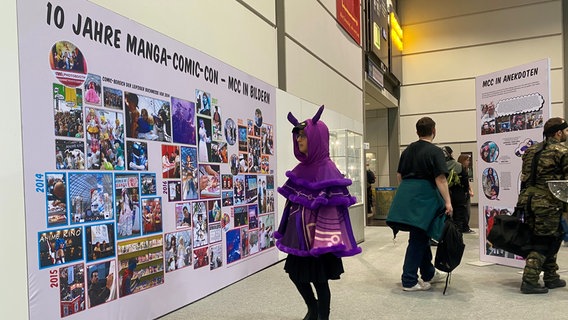 Ausstellung auf der Manga Comic Con 2024 © NDR.de Foto: Mathias Heller
