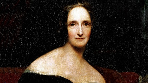 Mary Shelley (1797-1851). Die englische Schriftstellerin ist am besten bekannt für ihren Roman "Frankenstein". (Porträt aus dem Jahr 1840, von Richard Rothwell, 1800-1868).  Foto: Prisma Archivo