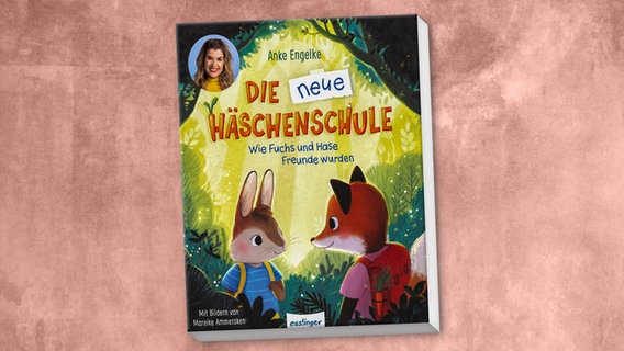 Cover des Buches "Die neue Häschenschule: Wie Fuchs und Hase Freunde wurden" von Anke Engelke (Autor), Mareike Ammersken (Illustrator) © Esslinger Verlag 