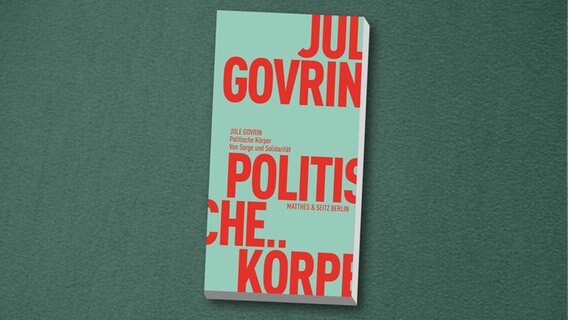 Jule Govrin: "Politische Körper - Von Sorge und Solidarität" Cover des Sachbuches © Matthes & Seitz 