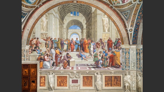 Foto aus dem Bildband: "Raffael - Das Gesamtwerk" © Monumenti Musei e Gallerie Pontificie, Vatikanstadt 