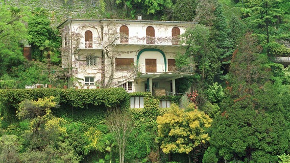 Die Villa von Erich Maria Remarque in Porto Ronco am Lago Maggiore im Juni 1992. © dpa - Fotoreport 