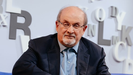 Salman Rushdie auf der Frankfurter Buchmesse © picture alliance / Jan Haas | Jan Haas Foto: Jan Haas