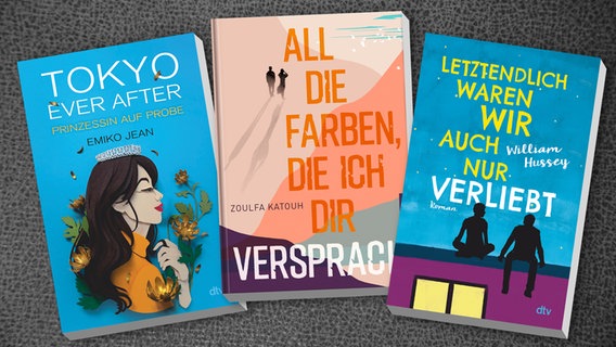 Buchcover: All die Farben, die ich dir versprach / Tokyo Ever After / Letztendlich waren wir auch nur verliebt © Dressler Verlag / dtv 