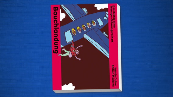 Cover: Wanda Dufner: "Bauchlandung - Geschichte einer Teenager-Schwangerschaft" © Edition Moderne 