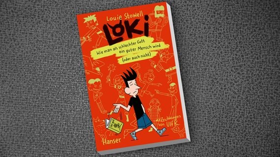 Buchcover: Louie Stowell - Loki - Wie man als schlechter Gott ein guter Mensch wird (oder auch nicht) © Hanser Verlag 