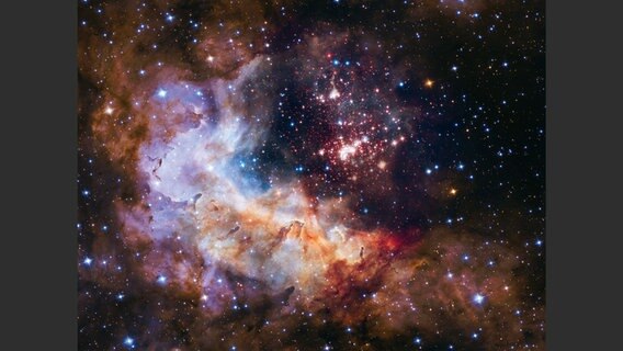 Sternhaufen "Westerlund 2" © NASA, ESA, the Hubble Heritage Team (STScI/AURA), A. Nota (ESA/STScI), and the Westerlund 2 Science Team 